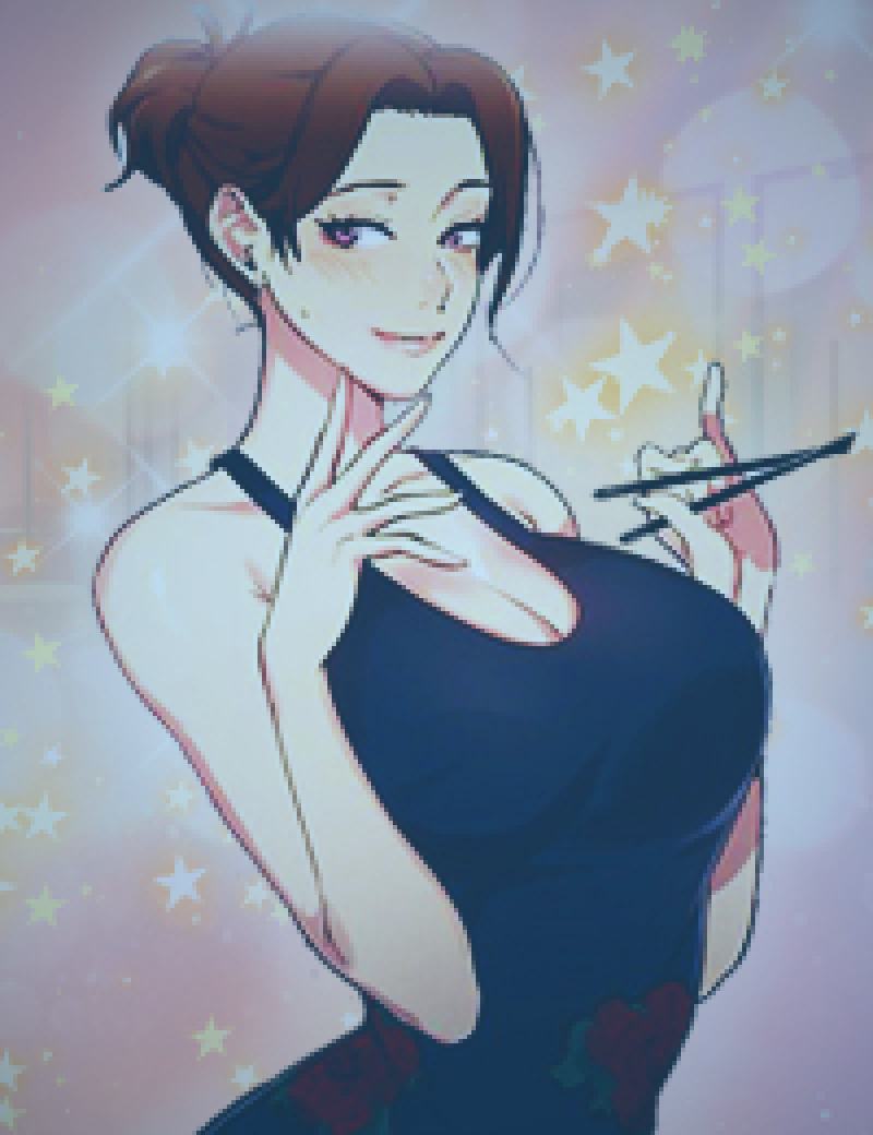 漫画封面预览：男女主角在樱花树下因误会而呈现夸张搞笑的表情